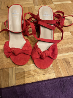 Lace-up sandals