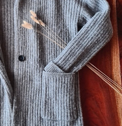 Grey cozy cardigan