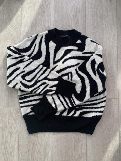 Zebra-Pullover