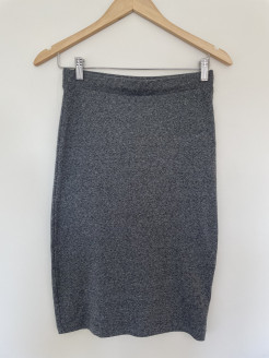 Grey Tube Skirt