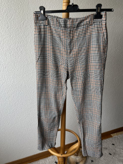 Schlanke Tweed-Hose