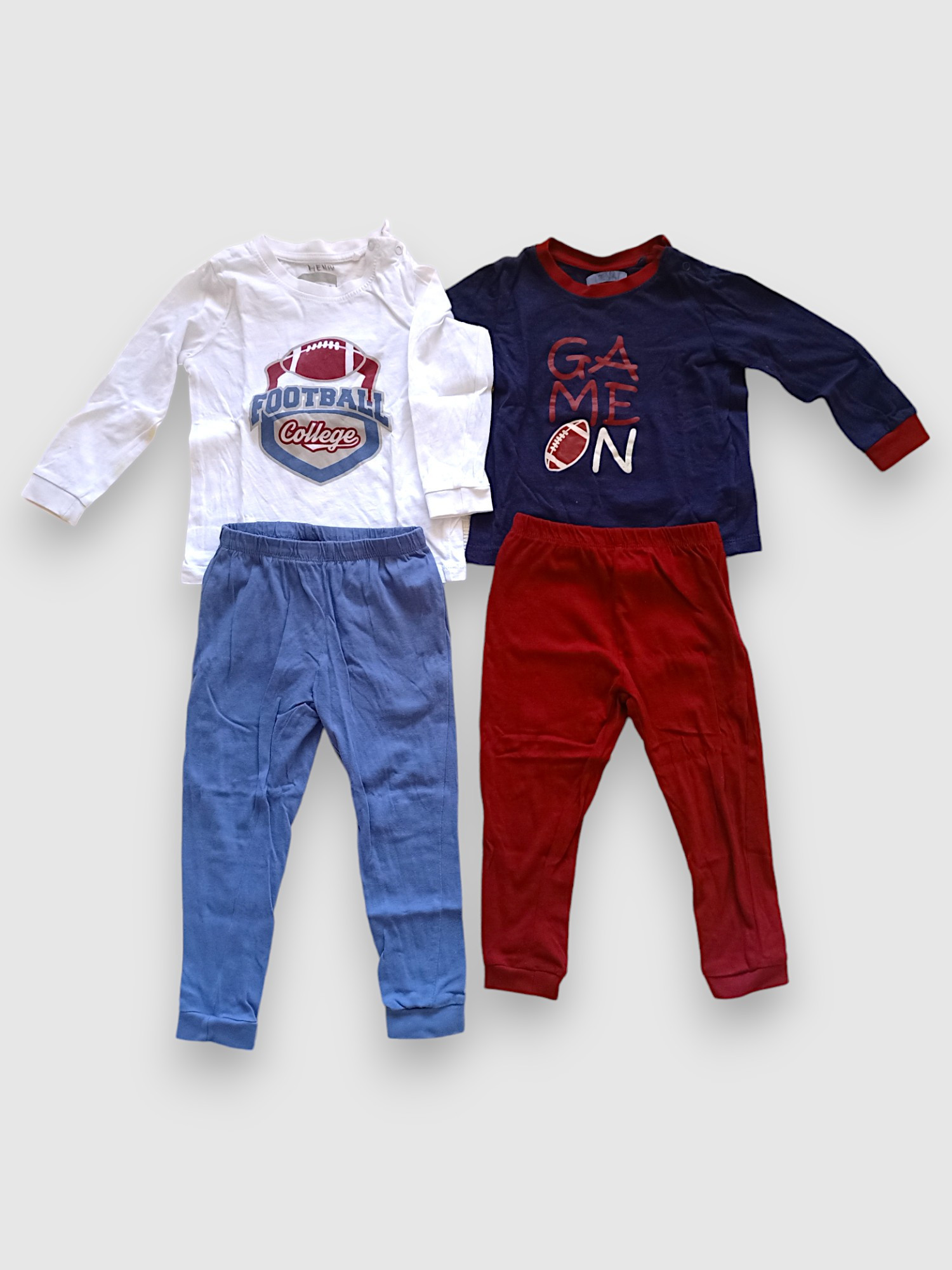 Lot de 2 pyjamas garçon 86-92 cm