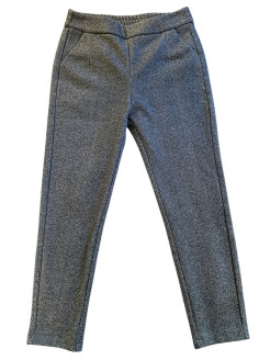 Women's grey and white chino