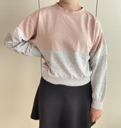 Pink and grey jumper