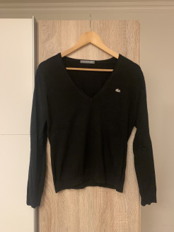 Schwarzer Lacoste-Pullover für Damen Größe 40