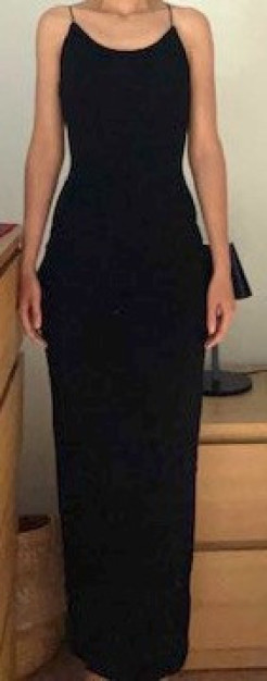 Chic long black dress - Na-kd