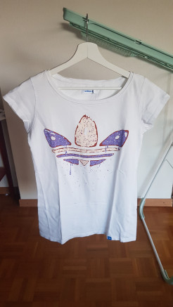 T-Shirt weiß Adidas