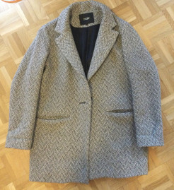 Maje herringbone coat S36