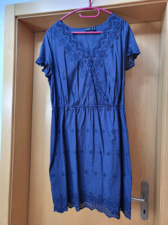 Robe courte bleu 