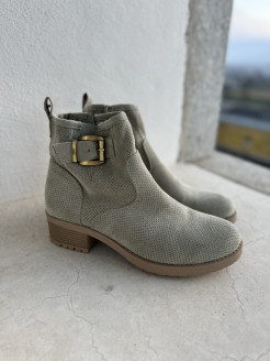 Stiefeletten Farbe Salbeigrün