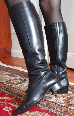 bottes en cuir