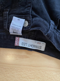 Levis Jeans aus Cord