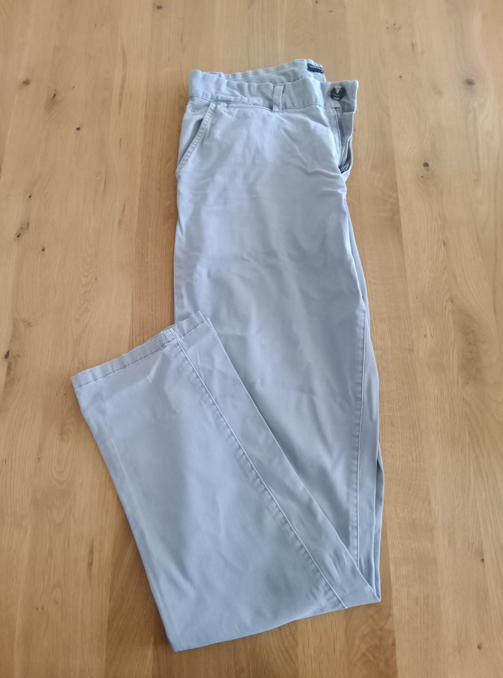 Grey cotton trousers 40