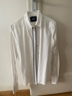 Dolce & Gabbana white cotton shirt