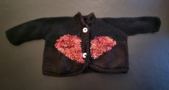 Hand-knitted cardigan