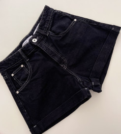 Shorts jeans noir 