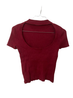 Crop Top Bordeaux