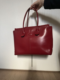 Tod's red vintage bag