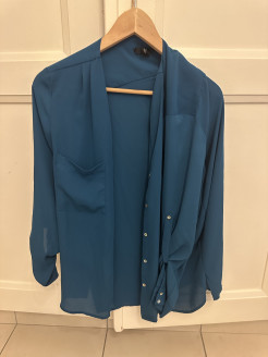 Duck blue blouse