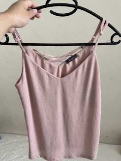 Powder pink top