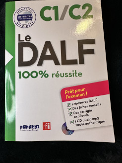 New DALF/DELF preparation book with CD C1/C2