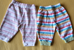 Lot de 2 pantalons en coton 