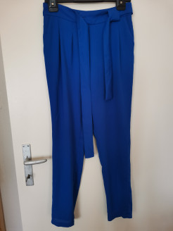 Pantalon bleu électrique 