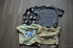 A vendre lot de 4 t-shirt taille 6 mois garçon