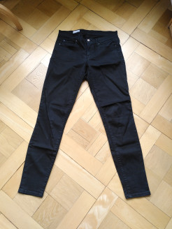 Schwarze Skinny-Jeans, Marke: 1969, Größe S