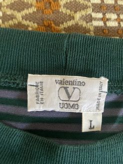 t-shirt rayé Valentino