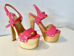 Magnifique paire d'Escarpins Giuseppe Zanotti neuves Roses