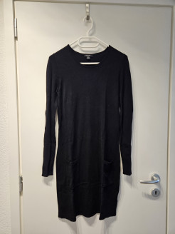 Robe mi-longue noire