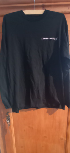 T-Shirt mit langen Ärmeln schwarz carhartt