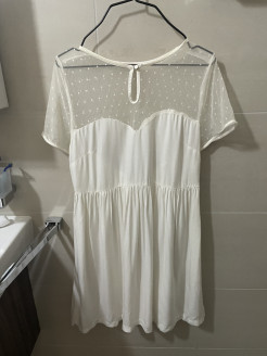 Weißes Kleid Suncoo
