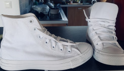 Sneaker high converse weiß