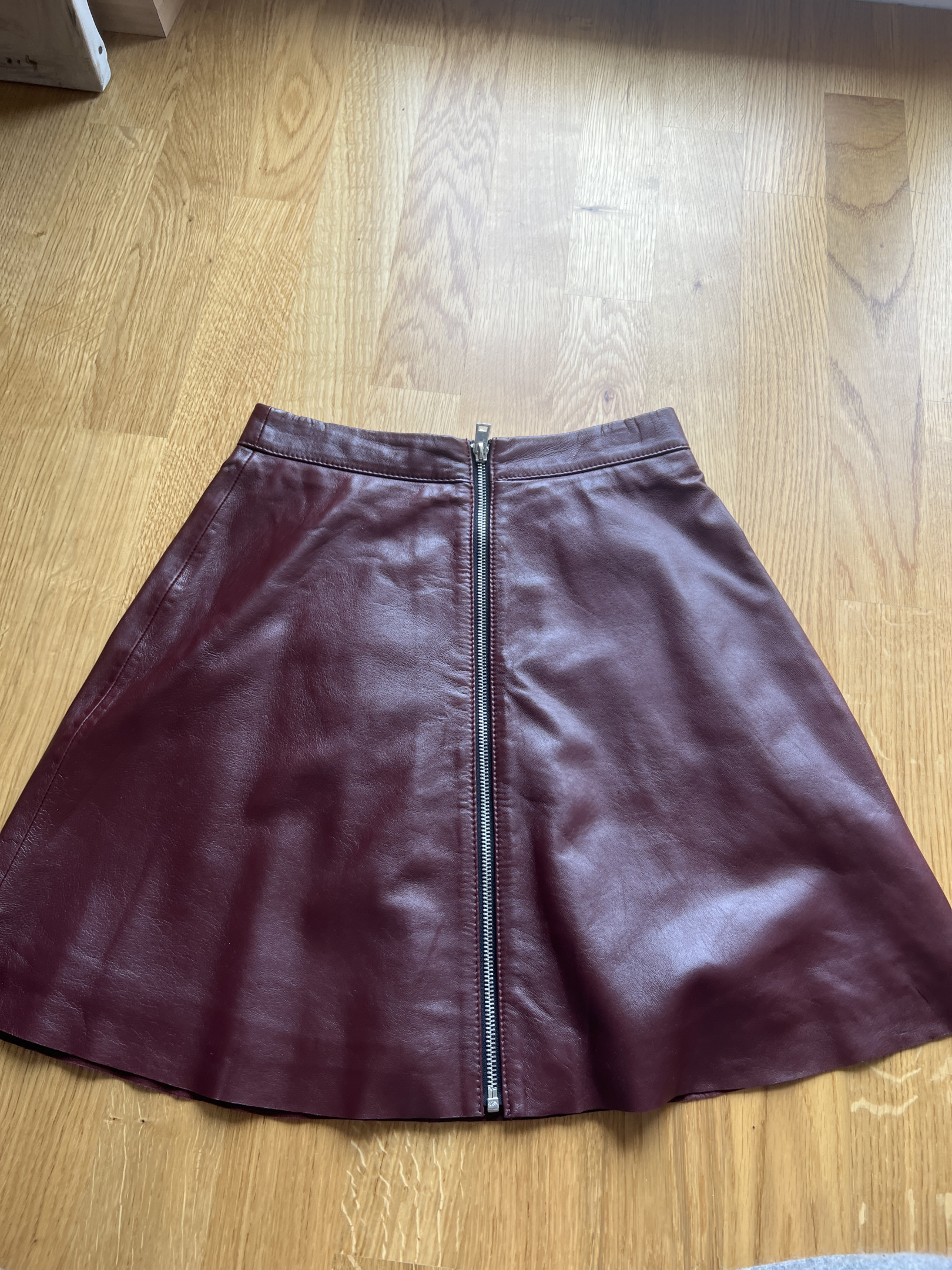 Pablo leather skirt