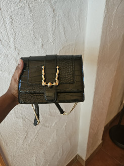 Black evening bag