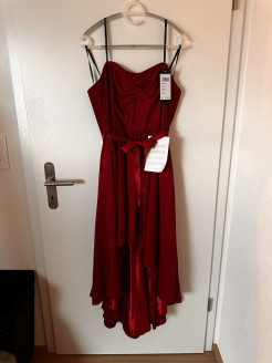 Red evening dress