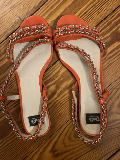 Orange dolce &gabanna sandals