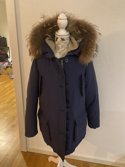 Parka bleue marine