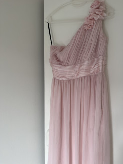 Langes Kleid rosa