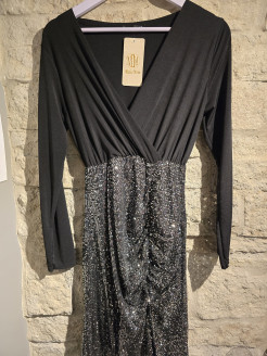 Robe avec paillettes