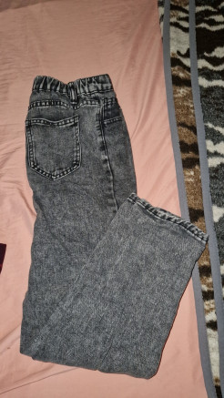 Jeans droit taille élastique