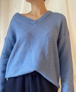 Soft light blue jumper