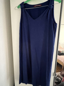 Mid-length cotton dress