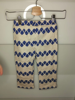 L'Asticot grey/blue jogging trousers