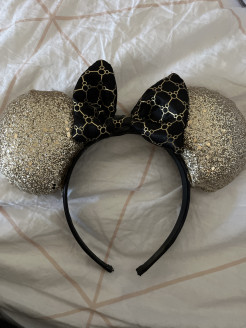 Disney Ears - gold & black
