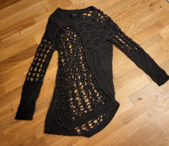 Allsaints hand crochet garment 