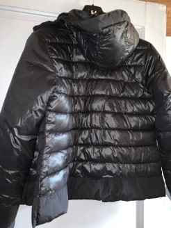 Veste avec capuchon hiver  L noir