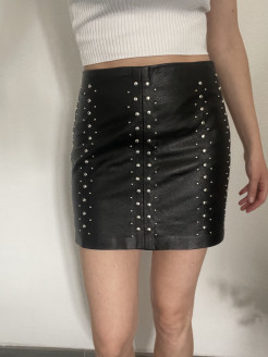 Leather skirt